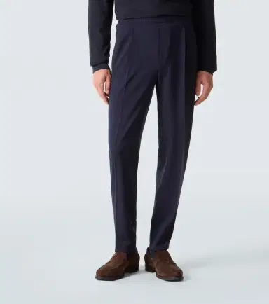 Zegna Pleated straight pants | Thumbnail 4 Zegna Pleated straight pants | Thumbnail 4