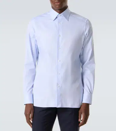 Zegna Cotton poplin shirt | Thumbnail 5 Zegna Cotton poplin shirt | Thumbnail 5