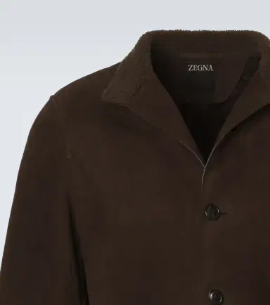 Zegna Il Conte shearling-trimmed suede jacket | Thumbnail 4 Zegna Il Conte shearling-trimmed suede jacket | Thumbnail 4