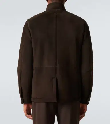 Zegna Il Conte shearling-trimmed suede jacket | Thumbnail 6 Zegna Il Conte shearling-trimmed suede jacket | Thumbnail 6