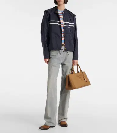 Prada Jardinière Medium canvas tote bag | Thumbnail 5 Prada Jardinière Medium canvas tote bag | Thumbnail 5