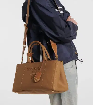 Prada Jardinière Medium canvas tote bag | Thumbnail 6 Prada Jardinière Medium canvas tote bag | Thumbnail 6