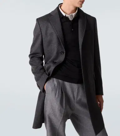 Zegna Wool and cashmere-blend coat | Thumbnail 3 Zegna Wool and cashmere-blend coat | Thumbnail 3