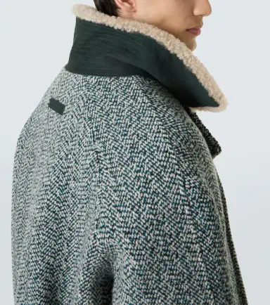 Zegna Herringbone wool and cashmere coat | Thumbnail 2 Zegna Herringbone wool and cashmere coat | Thumbnail 2
