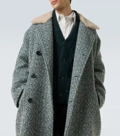 Zegna Herringbone wool and cashmere coat | Thumbnail 4 Zegna Herringbone wool and cashmere coat | Thumbnail 4