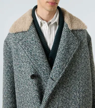 Zegna Herringbone wool and cashmere coat | Thumbnail 6 Zegna Herringbone wool and cashmere coat | Thumbnail 6