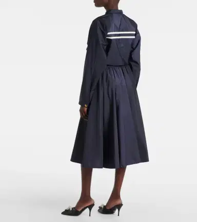 Prada Re-Nylon zip-up midi skirt | Thumbnail 4 Prada Re-Nylon zip-up midi skirt | Thumbnail 4