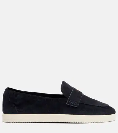Tory Burch Double T suede loafers | Thumbnail 3 Tory Burch Double T suede loafers | Thumbnail 3
