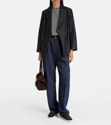 Tory Burch Double T suede loafers | Thumbnail 5 Tory Burch Double T suede loafers | Thumbnail 5