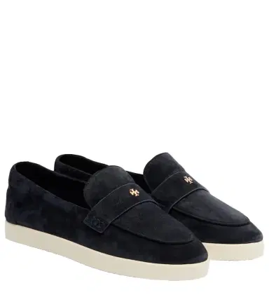Tory Burch Double T suede loafers | Thumbnail 1 Tory Burch Double T suede loafers | Thumbnail 1