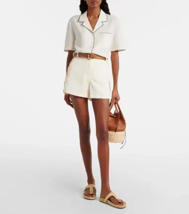 Tory Burch Double T suede thong sandal | Thumbnail 2 Tory Burch Double T suede thong sandal | Thumbnail 2