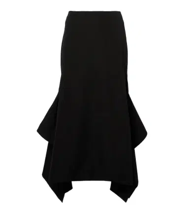 Erdem Draped virgin wool midi skirt | Thumbnail 1 Erdem Draped virgin wool midi skirt | Thumbnail 1