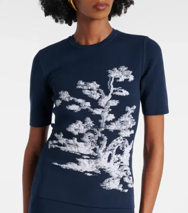 Erdem Jacquard top | Thumbnail 5 Erdem Jacquard top | Thumbnail 5