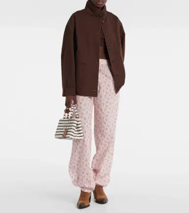 Prada Oversized cotton field jacket | Thumbnail 4 Prada Oversized cotton field jacket | Thumbnail 4