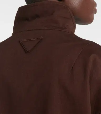 Prada Oversized cotton field jacket | Thumbnail 6 Prada Oversized cotton field jacket | Thumbnail 6