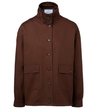 Prada Oversized cotton field jacket | Thumbnail 1 Prada Oversized cotton field jacket | Thumbnail 1