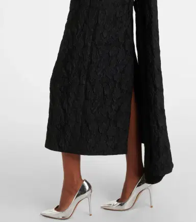 Erdem Embroidered cloque jacquard gown | Thumbnail 2 Erdem Embroidered cloque jacquard gown | Thumbnail 2