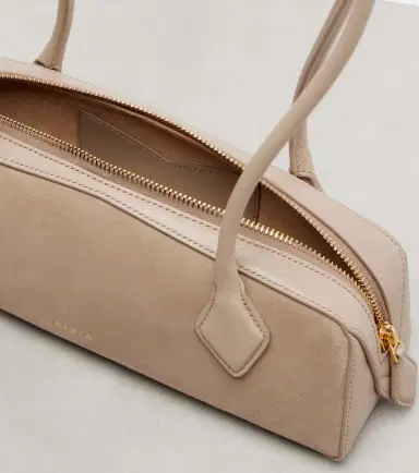 Alaïa Alaïa Le Teckel Small suede shoulder bag | Thumbnail 4 Alaïa Alaïa Le Teckel Small suede shoulder bag | Thumbnail 4