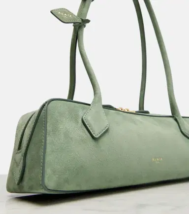 Alaïa Alaïa Le Teckel Medium suede shoulder bag | Thumbnail 3 Alaïa Alaïa Le Teckel Medium suede shoulder bag | Thumbnail 3