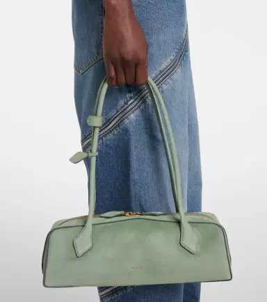 Alaïa Alaïa Le Teckel Medium suede shoulder bag | Thumbnail 5 Alaïa Alaïa Le Teckel Medium suede shoulder bag | Thumbnail 5