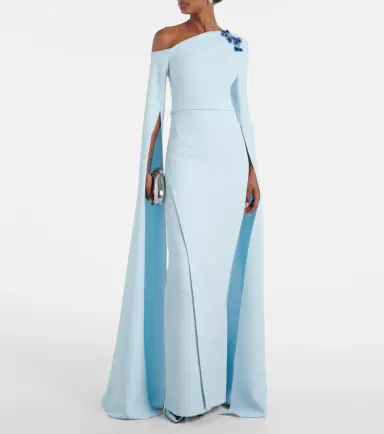 Safiyaa Rinna embellished crêpe gown | Thumbnail 6 Safiyaa Rinna embellished crêpe gown | Thumbnail 6