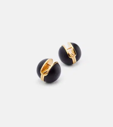 Alaïa Alaïa Sphere wood earrings | Thumbnail 2 Alaïa Alaïa Sphere wood earrings | Thumbnail 2