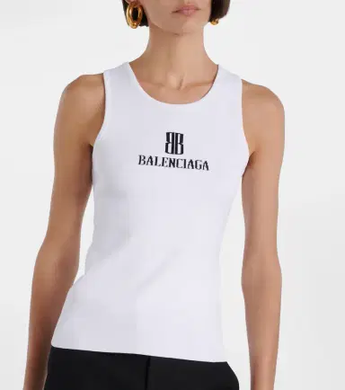 Balenciaga Nano BB knitted tank top | Thumbnail 5 Balenciaga Nano BB knitted tank top | Thumbnail 5