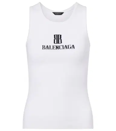 Balenciaga Nano BB knitted tank top | Thumbnail 1 Balenciaga Nano BB knitted tank top | Thumbnail 1
