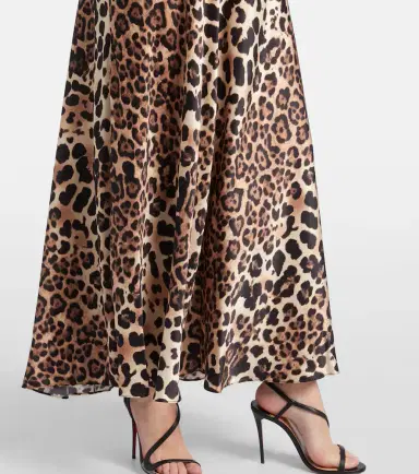 Rodarte Leopard-print silk satin maxi dress | Thumbnail 3 Rodarte Leopard-print silk satin maxi dress | Thumbnail 3