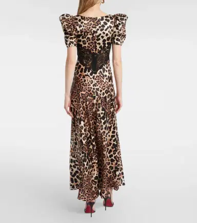 Rodarte Leopard-print silk satin maxi dress | Thumbnail 4 Rodarte Leopard-print silk satin maxi dress | Thumbnail 4