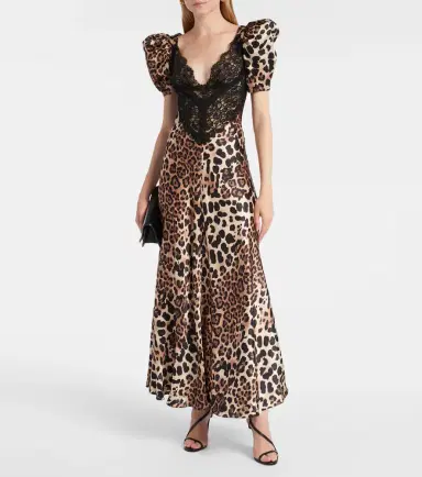 Rodarte Leopard-print silk satin maxi dress | Thumbnail 5 Rodarte Leopard-print silk satin maxi dress | Thumbnail 5