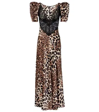 Rodarte Leopard-print silk satin maxi dress | Thumbnail 1 Rodarte Leopard-print silk satin maxi dress | Thumbnail 1