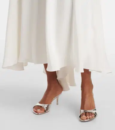 Rodarte Floral-appliqué silk crêpe gown | Thumbnail 4 Rodarte Floral-appliqué silk crêpe gown | Thumbnail 4