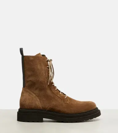 Brunello Cucinelli Suede combat boots | Thumbnail 4 Brunello Cucinelli Suede combat boots | Thumbnail 4