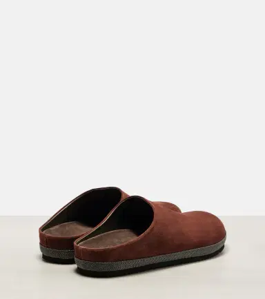 Brunello Cucinelli Monili suede clogs | Thumbnail 2 Brunello Cucinelli Monili suede clogs | Thumbnail 2