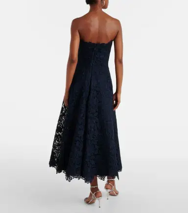 Costarellos Mariela appliqué lace gown | Thumbnail 4 Costarellos Mariela appliqué lace gown | Thumbnail 4