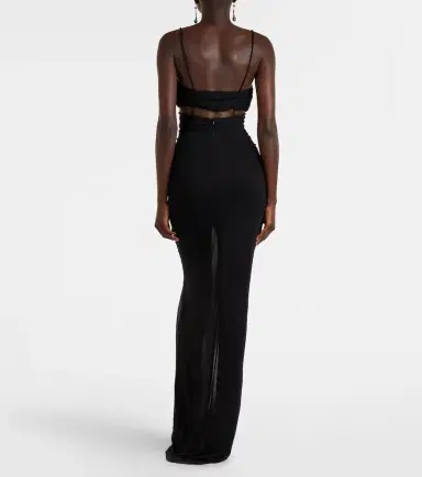 BLUMARINE Cutout jersey gown | Thumbnail 5 BLUMARINE Cutout jersey gown | Thumbnail 5