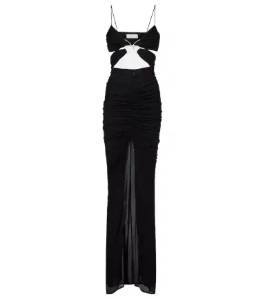 BLUMARINE Cutout jersey gown | Thumbnail 1 BLUMARINE Cutout jersey gown | Thumbnail 1