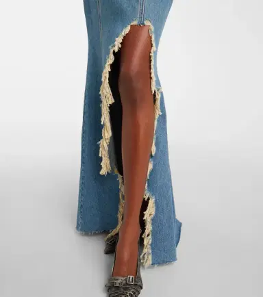 BLUMARINE Denim maxi dress | Thumbnail 5 BLUMARINE Denim maxi dress | Thumbnail 5