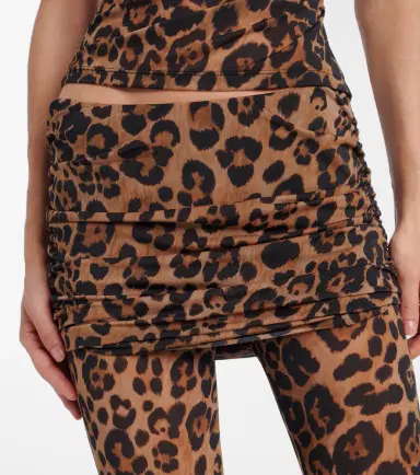 Blumarine Leopard-printed jersey leggings | Thumbnail 4 Blumarine Leopard-printed jersey leggings | Thumbnail 4