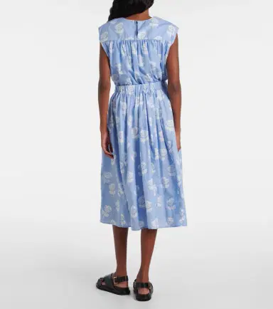Marni Floral cotton poplin midi skirt | Thumbnail 2 Marni Floral cotton poplin midi skirt | Thumbnail 2