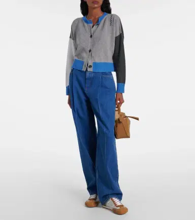 Marni Colorblocked cashmere cardigan | Thumbnail 2 Marni Colorblocked cashmere cardigan | Thumbnail 2