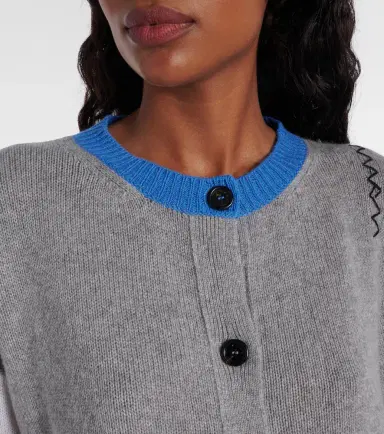 Marni Colorblocked cashmere cardigan | Thumbnail 3 Marni Colorblocked cashmere cardigan | Thumbnail 3