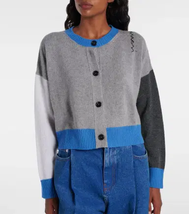 Marni Colorblocked cashmere cardigan | Thumbnail 5 Marni Colorblocked cashmere cardigan | Thumbnail 5