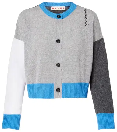 Marni Colorblocked cashmere cardigan | Thumbnail 1 Marni Colorblocked cashmere cardigan | Thumbnail 1