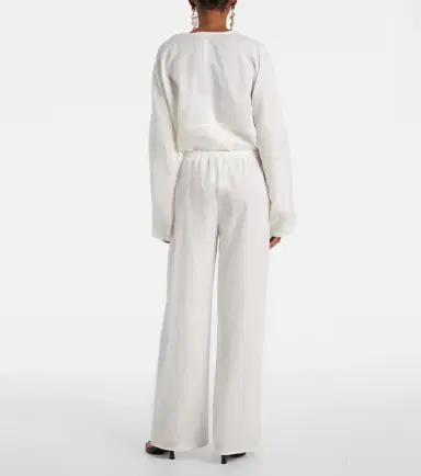 ASCENO Austin linen wide-leg pants | Thumbnail 5 ASCENO Austin linen wide-leg pants | Thumbnail 5