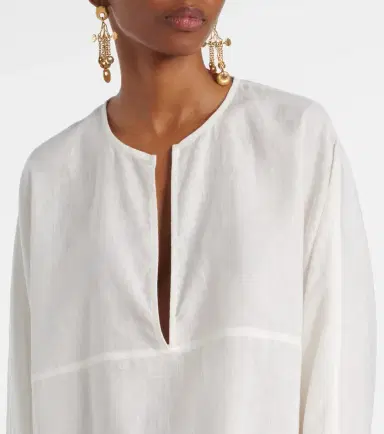ASCENO Oversized linen top | Thumbnail 3 ASCENO Oversized linen top | Thumbnail 3