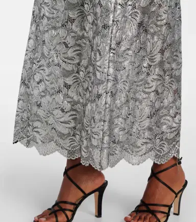 Rabanne Metallic-effect lace maxi dress | Thumbnail 4 Rabanne Metallic-effect lace maxi dress | Thumbnail 4