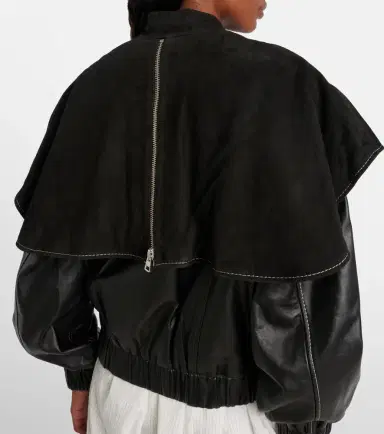 JW Anderson Caped leather jacket | Thumbnail 5 JW Anderson Caped leather jacket | Thumbnail 5