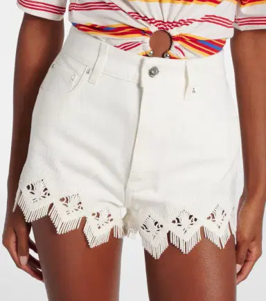Rabanne Macramé cotton shorts | Thumbnail 4 Rabanne Macramé cotton shorts | Thumbnail 4